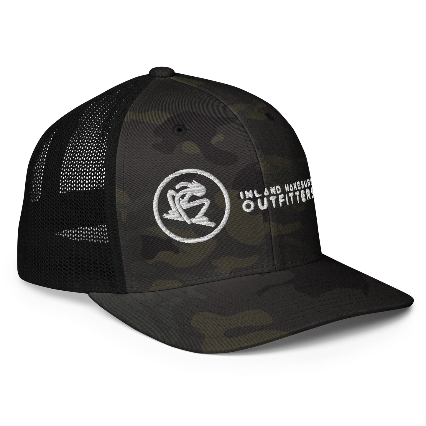 IWO Black-Camo Fitted Hat