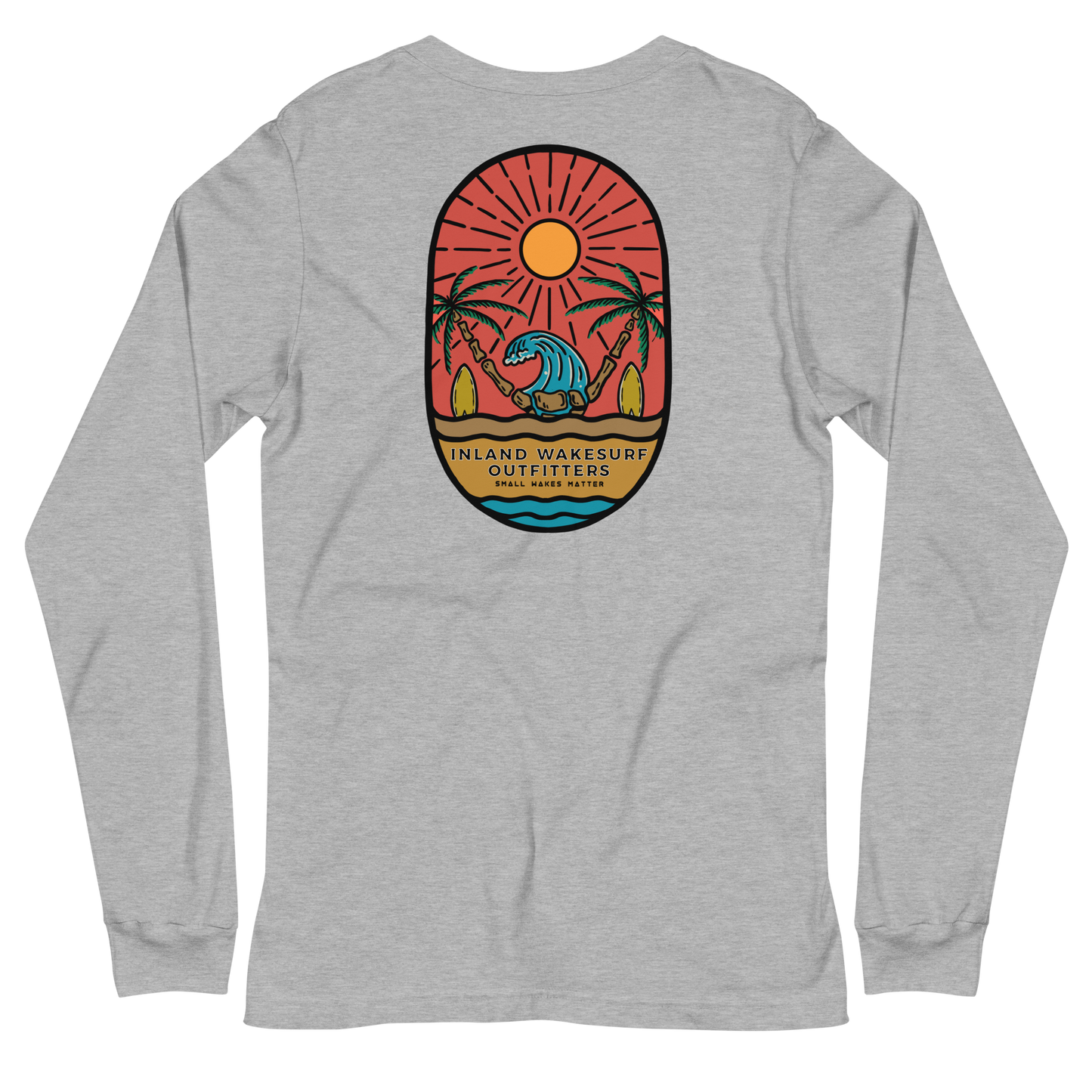 IWO Beach Wave Long Sleeve Tee