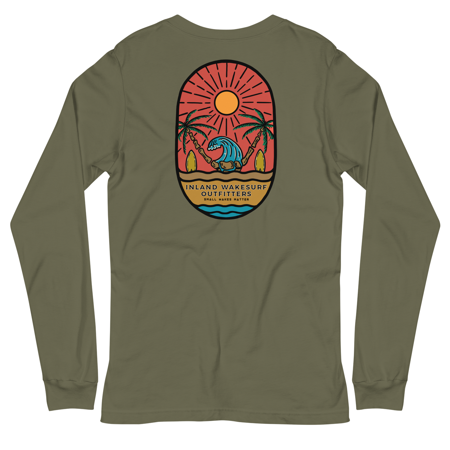 IWO Beach Wave Long Sleeve Tee