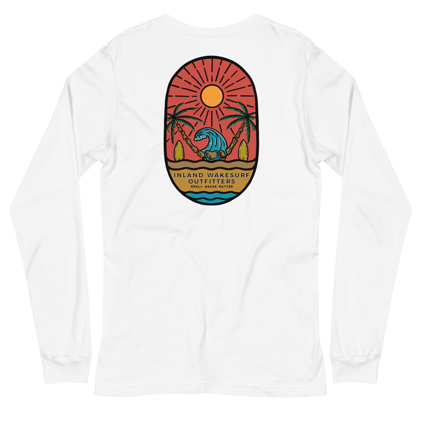 IWO Beach Wave Long Sleeve Tee