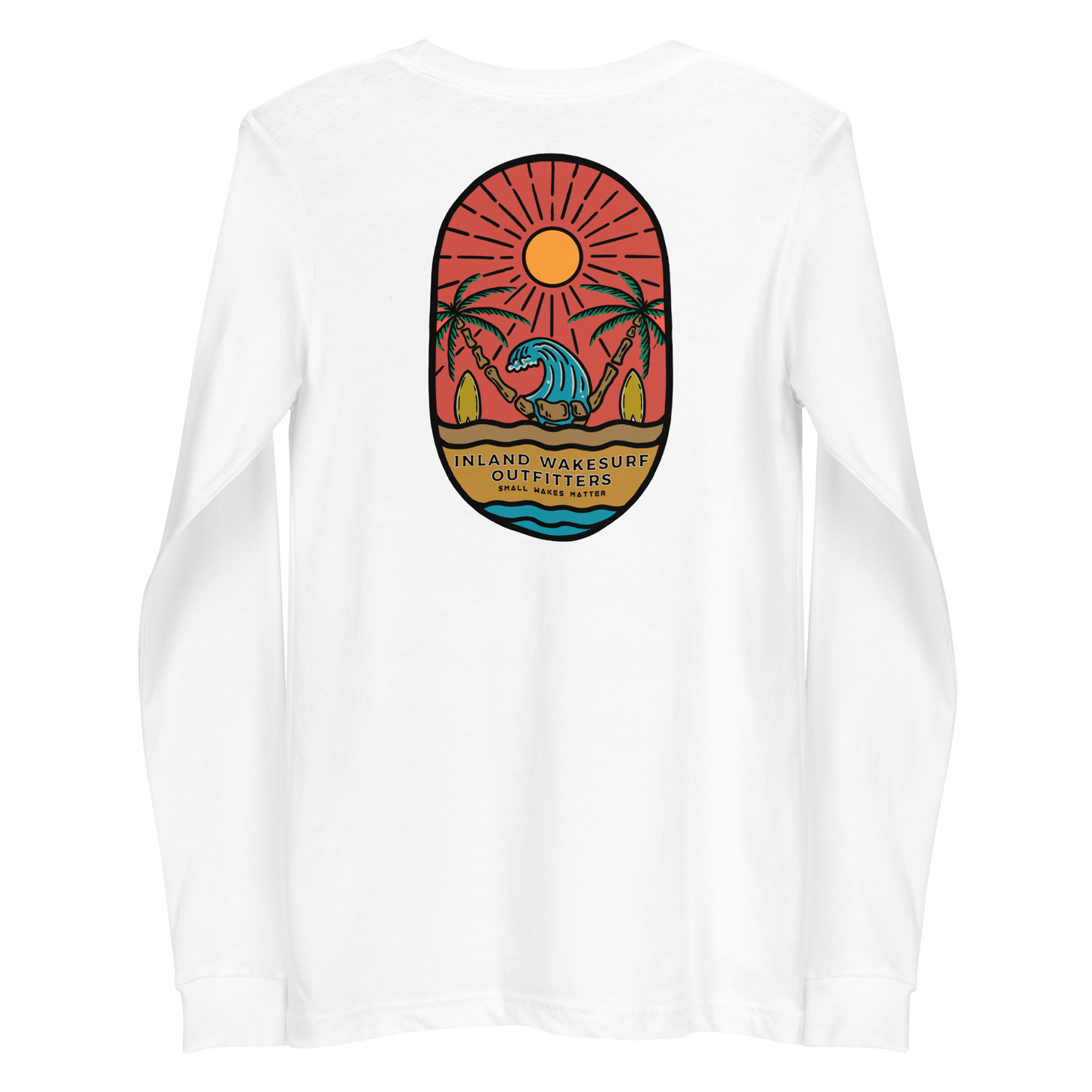IWO Beach Wave Long Sleeve Tee