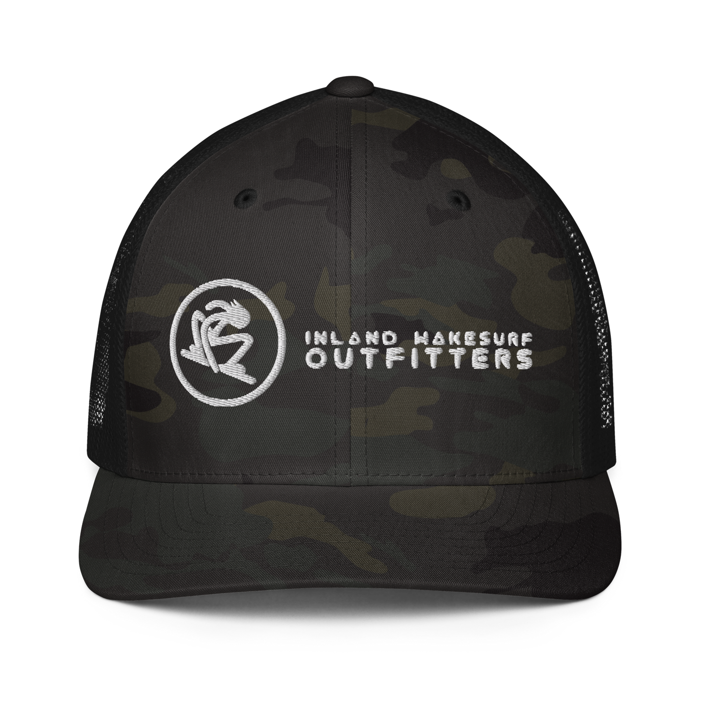 IWO Black-Camo Fitted Hat